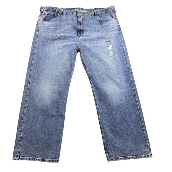 Levis 569 Loose Straight Jeans Mens 42x30 Denim NWT